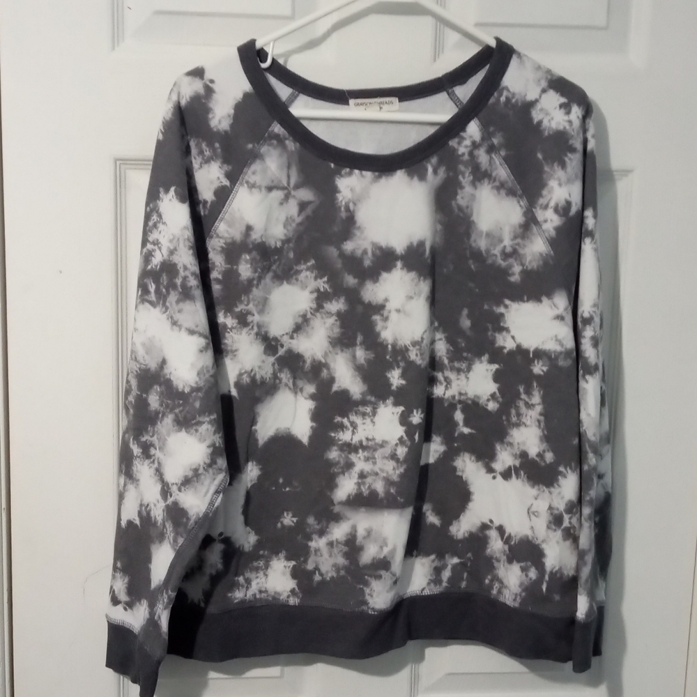 Grayson Threads Monochrome Tie-Dye Sweatshirt